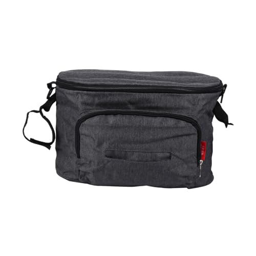 Hohopeti Stroller Organizer Bag with Insulated Cup Holders Durable Buggy Accessory for Efficient Storage for Organizing Essentials the Go