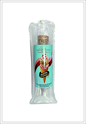 Image of THE CONE COMPANY-ICE CREAM CONES- PACK OF 50 PCS WAFER CONES (SMALL AND MEDIUM)