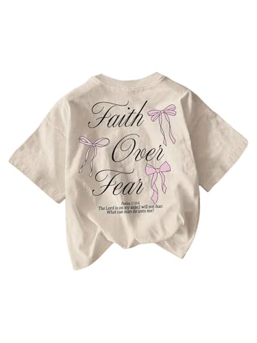 SOLY HUX Women's Y2k Graphic Tees Cute Bow Letter Print Short Sleeve Aesthetic T Shirt Summer Tops