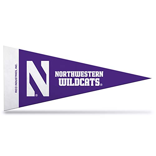 Image of Rico Industries NCAA Mini Pennant Set 4 inch x 9 inch Felt Mini Pennant Team Set (Includes 8 Pieces)