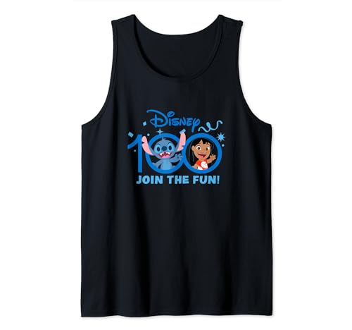 Débardeur Stitch Disney 100 Ans pour femme en coton léger