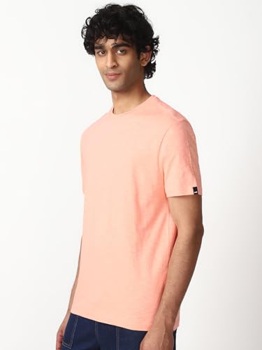 Image of Bewakoof Men's Cotton Solid Regular Fit Half Sleeve Round Neck T-Shirt | Bewakoof Air 1.0 | Tshirt for Men Cotton| Casual Wear | Street Wear