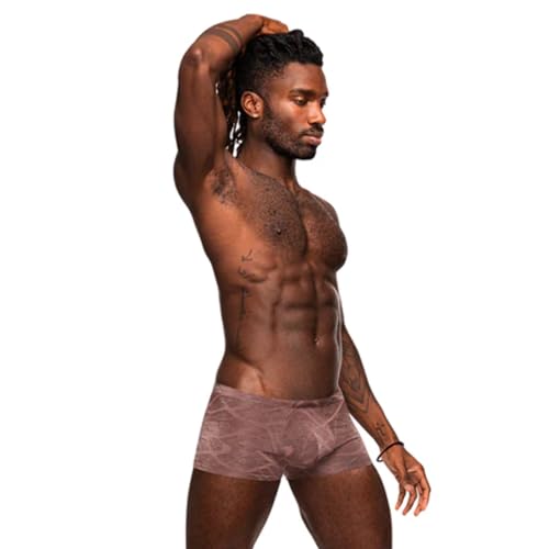 Male Power 145-274 Inter-Mingle Mini Short, Mauve, XL