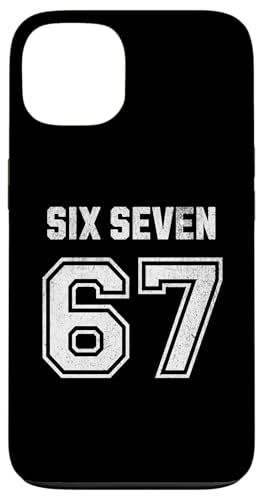 67 Six Seven Sport Design on Back. 6 7 Meme Men Women Kids X}zP[X iPhone 13 p