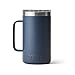 YETI Rambler 24 oz Mug, Vacuum Insulated, Stainless Steel with MagSlider Lid, Navy