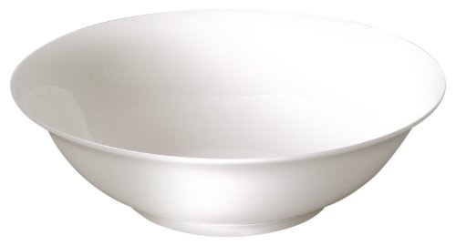Bitossi Home Insalatiera in Bone China, Linea Federica, diametro 28 cm, Bianco