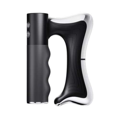 Full Body Contour Device with Heat and EMS, Heated Muscle Scraper for Muscle Relief, Lymphatic Drainage, Fascia Massage, Circulation Support, Black