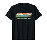 Germantown Tennessee Nature Outdoor Hiking Retro T-Shirt