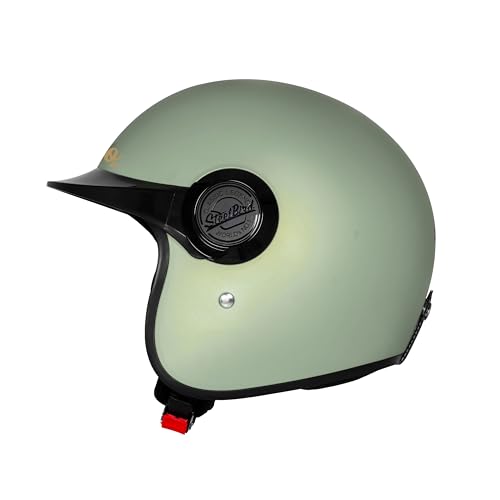 Image of Steelbird SBH 65 Retro 3.0 DOT and ISI Certified Open Face Helmet for Men and Women