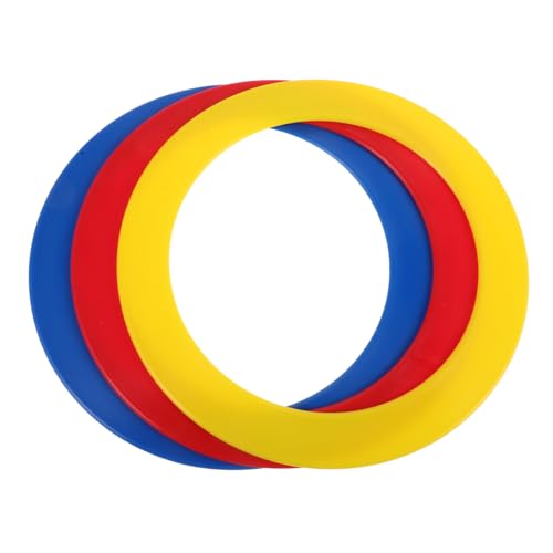 ORFOFE Circus Juggling Rings Hand Balancing Sets 3pcs Acrobatic Juggling Throwing Rings for Party Tricks, Acrobatic Show