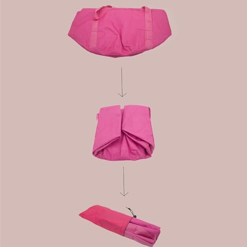 Bañera plegable multifuncional para pies color rosa miniatura 6