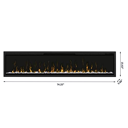 Dimplex IgniteXL 74" Builtin Linear Electric Fireplace (Model XLF74