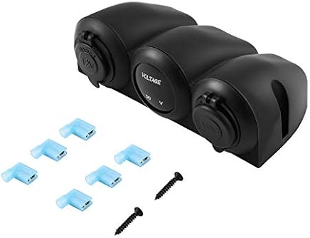 camelliaES Waterproof 12V-24V Car Charger Dual USB Adapter Charger Digital Voltmeter Cigarette Lighter Sockets Power Outlet for Car Boat camelliaES Waterproof 12V-24V Car Charger Dual USB Adapter Charger Digital Voltmeter Cigarette Lighter Sockets Power Outlet for Car Boat