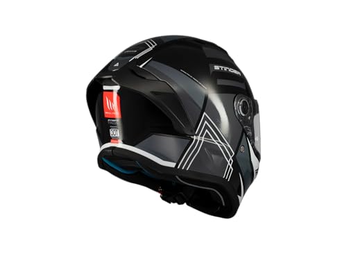 Casco moto integral MT Helmets Stinger 2 deportivo con visor solar full vision 6