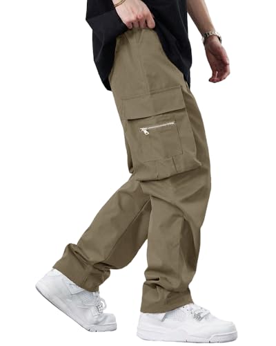 Image of Noble Monk Men's Cargo Pant | Drawstring | Solid Cargo | Multi Pockets Trackpant