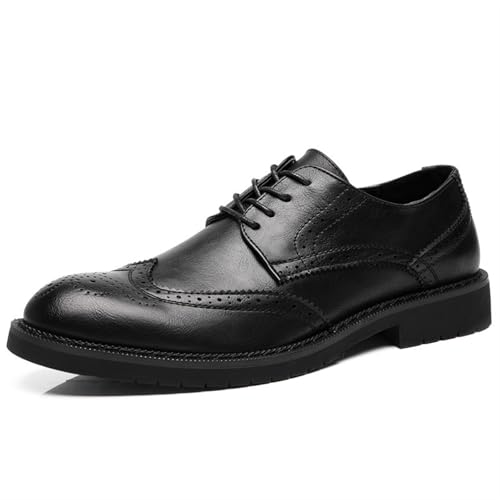 Dress Shoes for Men Men's Casual Leather Flat Shoes Comfortable Stylish Everyday Footwear