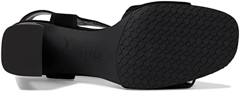 NYDJ Women's Liz Heeled Sandal, Black, 8 | Image 2