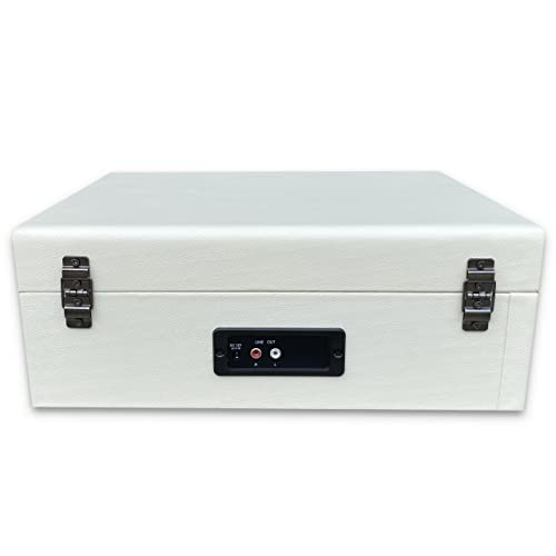 Retro Musique Lecteur de disque vinyle portable Bluetooth avec radio FM et haut-parleurs intégrés inclus 1 x USB 4 Go… - Les Beatles, Paul McCartney, John Lennon, RIngo Starr, George Harrison Retro Musique Lecteur de disque vinyle portable Bluetooth avec radio FM et haut-parleurs intégrés inclus 1 x USB 4 Go… – Image 5