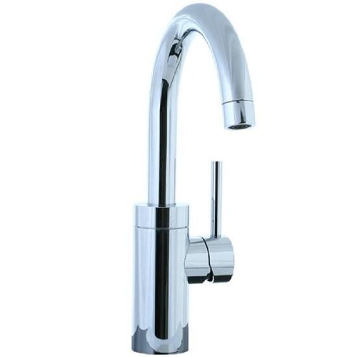 Cifial221.146.625 Techno Kitchen Faucet with Pull-Down Spray, Polished Chrome