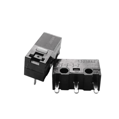 2pcs Ergonomic D2F-F-3-7 0.74n MicroSwitch del per Tastiere Office E da Gioco 0 74N Attivazione della Sensibilità del Computer Ottimizzati