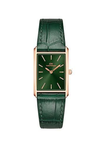 Image of Daniel Wellington Bound 35x24mm Guilloche Silver - Men Watch Stainless Steel Leather Strap Watch
