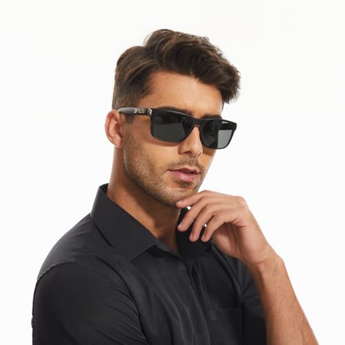 Image of Bnus italy made classic sunglasses corning real glass lens w. polarized option