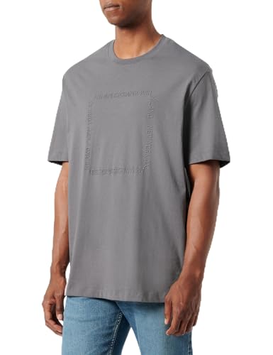 Armani Exchange Men's 1991 Milano/New York Text Creating Central