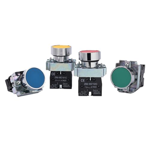 Interruptor de botón XB2-BA51 con retorno para arranque eléctrico