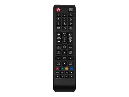 azurano Replacement Remote Control compatible with SAMSUNG BN59-01247A, BN5901247A for UE40KU6000, UE40KU6000Om, UE40KU6020, UE43KU6000, UE50KU6000, UE50KU6020, UE55KU6000, UE55KU6020, UE60KU6000, UE6