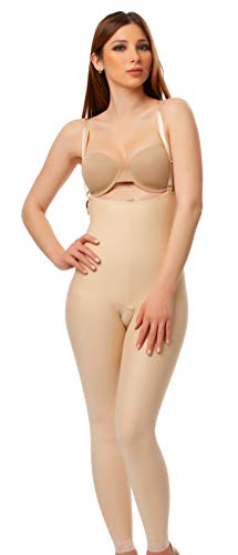 Isavela 2nd Stage Body Suit Ankle Length W/Suspender Plastic Surgery Compression Garment (BS08)3