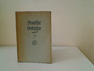 Deutsche Gedichte by Kippenberg, Katharina Kippenberg