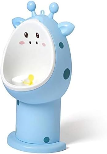JuneSun 子供用トイレトレーニング用独立型小便器 男の子用 かわいい動物デザイン フック付き トイレトレーナー 高さ調節可能 取り外し可能 トイレトレーニング ベビーシャワーギフト (A2)