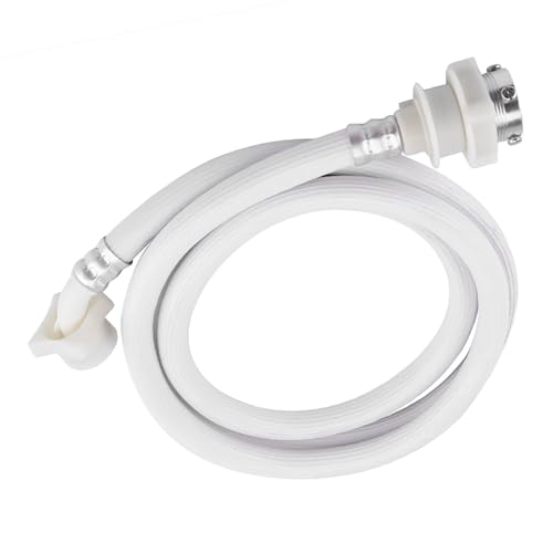 Hamwesh Tubo di Ingresso Dell'acqua per Lavatrice Connettore in PVC Durevole per Lavatrice Automatica Resistente Alla Corrosione Ad Alta Pressione Resistente Alla Tensione Facile Installazione (2m)