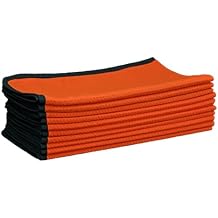 Gliptone Softouch Heavy Duty Waffle Weave Cleaning & Drying Microfiber Towels, Great for Interior, Exterior, Glass, Automotive, Household and Industrial, 24" x 14", Pack of 10