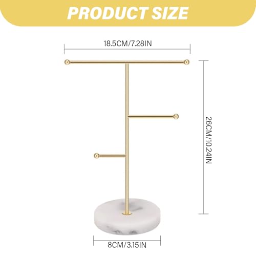 Support de bijoux pour boucles d'oreille suspendues et colliers - 5