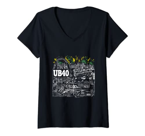 Photo de UB40 Bigga Baggariddim T-Shirt avec Col en V