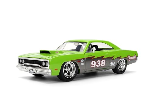 Jada Toys Bigtime Muscle 1:24 1970 Plymouth Road Runner miniatura 7