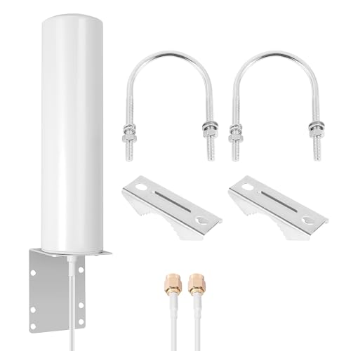 Antena externa 3G 4G LTE para mejorar la señal de tu rúter con cable doble SMA de 5m