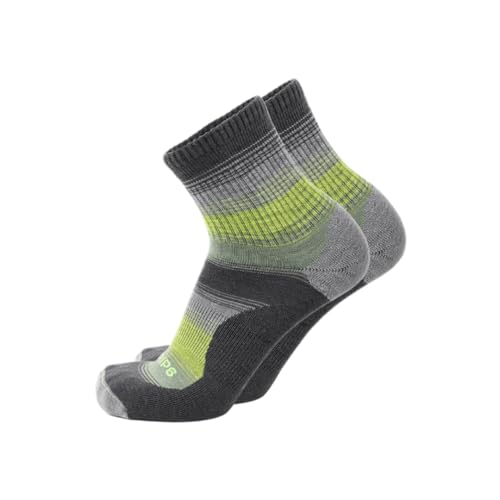 GRIP6 Wool Micro-Crew Socks: Lightweight Wool Socks for Hiking, All Day Comfort - Wicking Crew Socks for Men and Women