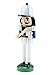 Clever Creations Baseball Player 10 Inch Traditional Wooden Nutcracker, Festive Christmas Décor for Shelves and Tables