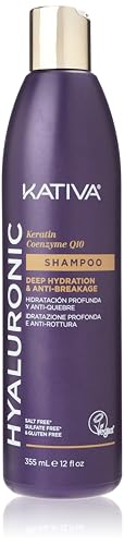 Kativa Champú Hialurónico Hidratación Profunda y Anti-Breakage 355 ml