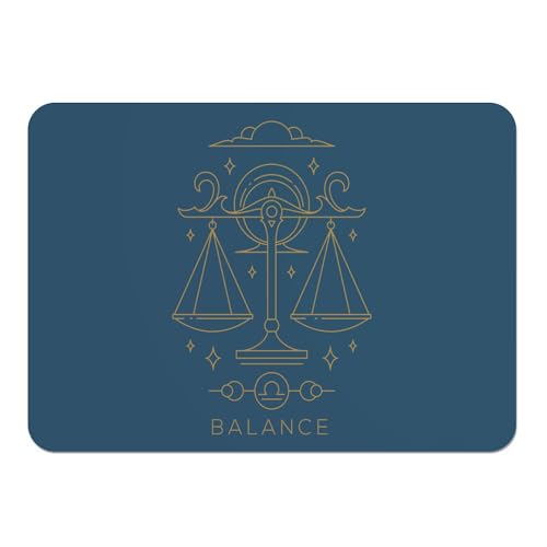 Sets de table dessous liège grand format napperons bleu zodiaque astres - 2