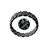 tanguan Hematite Bracelet for Men Woman, Naturally healing Stone Beaded bracelets Adjustable Elastic Stretch Bracelets Protection Bracelet Stylish Restore Confidence Inspirational Jewelry