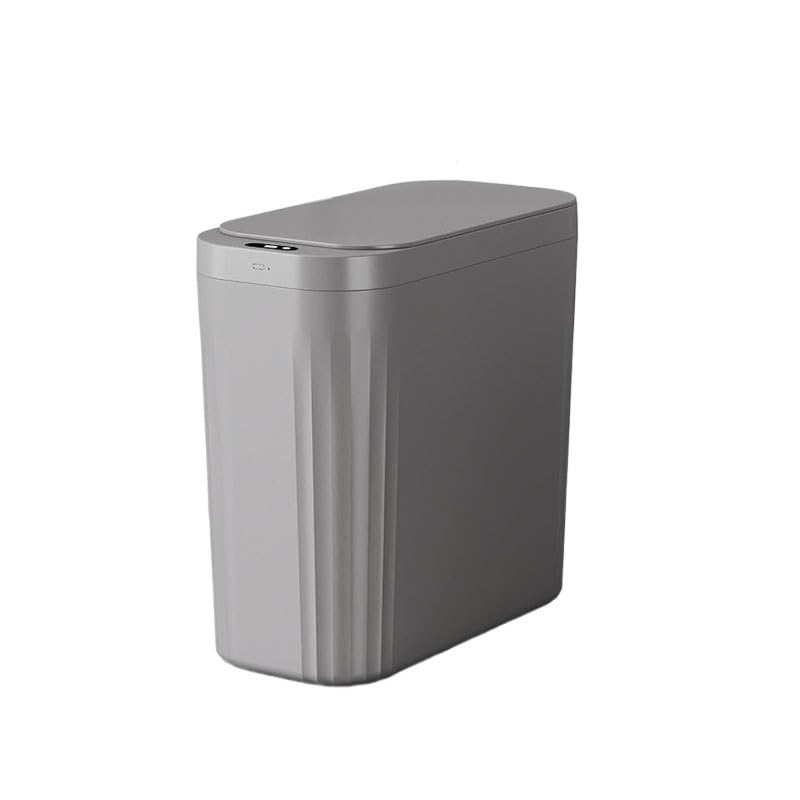 The Smart Sensor Trash Can is Automatic for Home Use in The Living Room Kitchen ABS Garbage