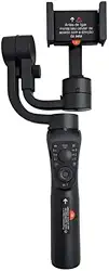 Gimbal Estabilizador Profissional SLF-10B, 3 Eixos, Suporte até 458g, Controle por Joystick, Preto