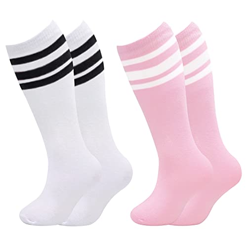 Baby Knee High Socks Baby Girl Knee High Socks Girls Soccer Socks Youth Soccer Socks Girls Toddler Soccer Socks Pink2