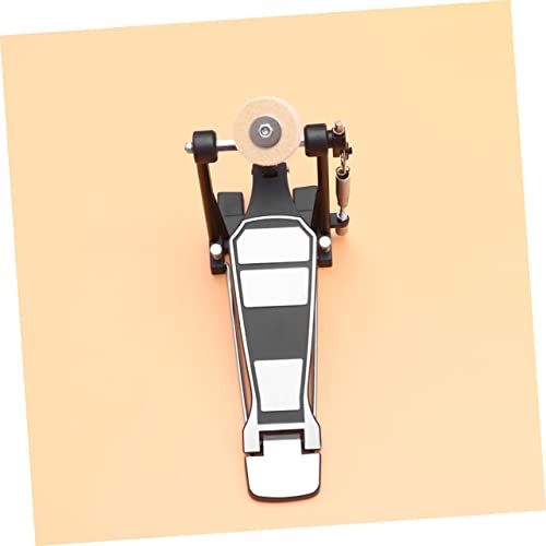 Pedal simple para bombo de batería de metal ajustable miniatura 2