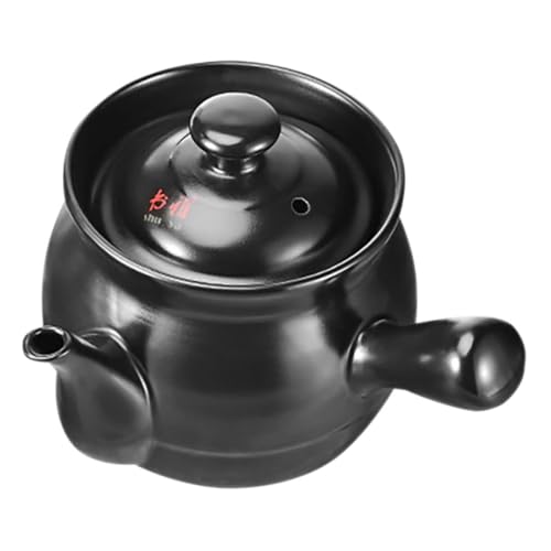 TOPBATHY Chinese Medicine Pot Vintage Ceramic Stew Pot for Home Use for Boiling Medicine and Making Soup Traditional Design
