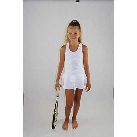 Girls Tennis Clothing EMZA (Weiß, Größe: 140-146/ Alter: 9-11 Jahre) Cover