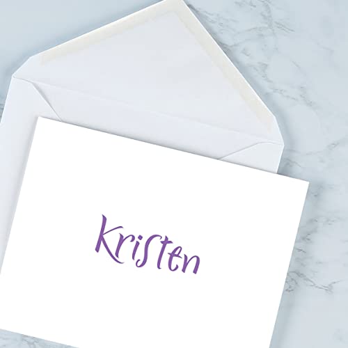 image for Current Elegant Personalized Note Card Set (3 color choices) - 24 Card